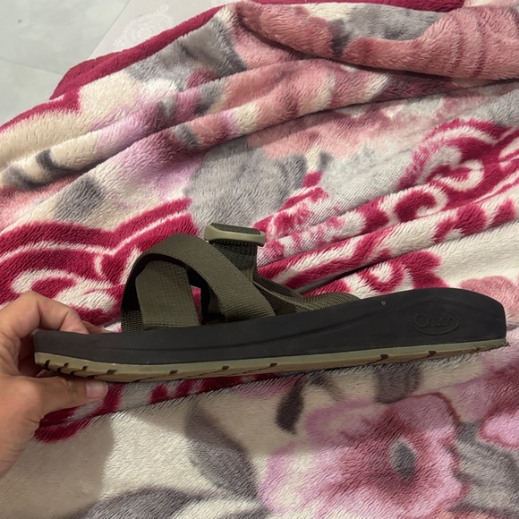 Chaco Dark Brown and Black Slide Sandals - Picture 9 of 12